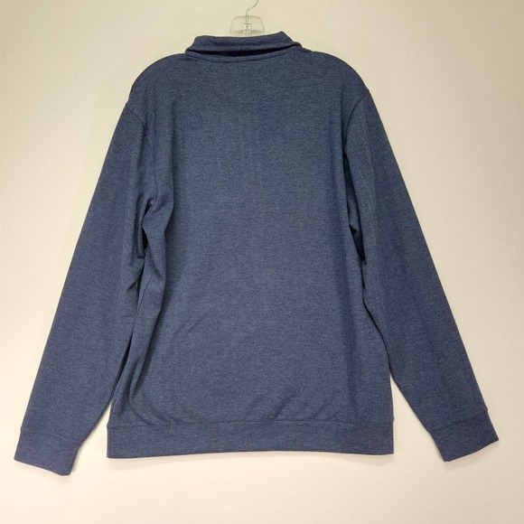 Vineyard Vines Herringbone 1/2 Zip Navy Medium - Picture 4 of 8